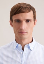 Slim Casual Hemd Karo in Hellblau |  Seidensticker Onlineshop