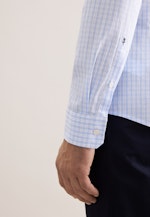 Slim Casual Hemd Karo in Hellblau |  Seidensticker Onlineshop