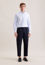 Slim Casual Hemd Karo in Hellblau |  Seidensticker Onlineshop