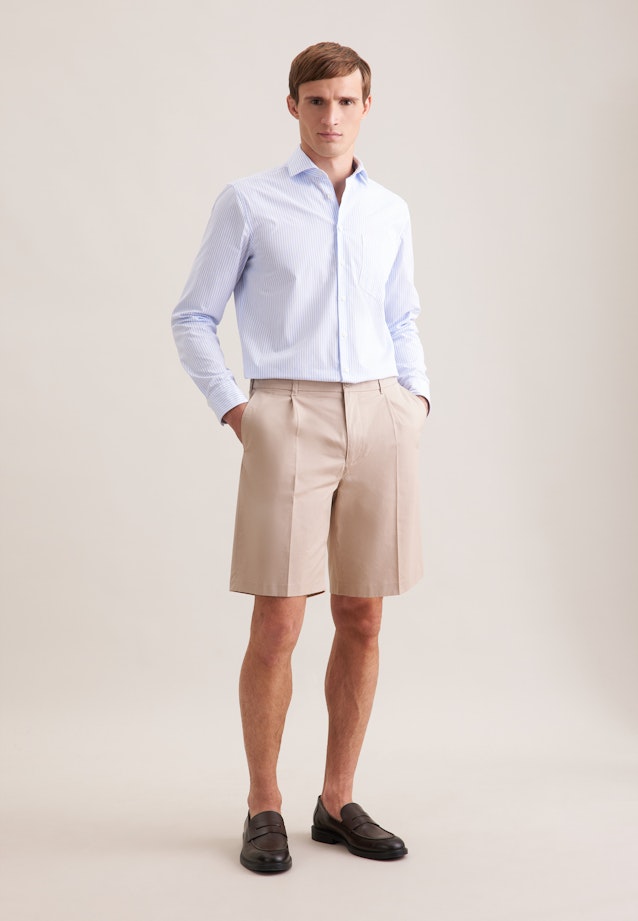 Regular Casual Hemd Gestreift in Hellblau |  Seidensticker Onlineshop