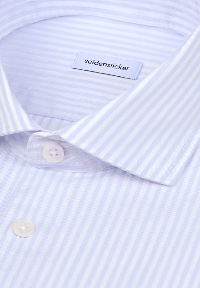 Regular Casual Hemd Gestreift in Hellblau |  Seidensticker Onlineshop