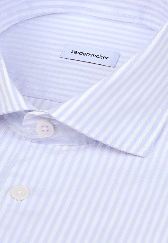 Regular Casual Hemd Gestreift in Hellblau | Seidensticker Onlineshop