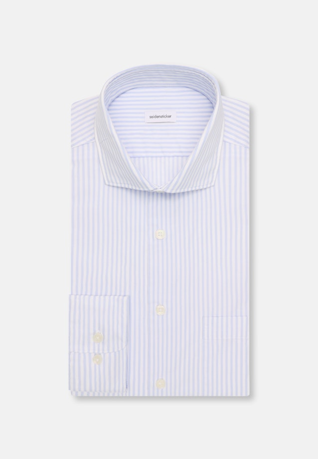 Regular Casual Hemd Gestreift in Hellblau |  Seidensticker Onlineshop