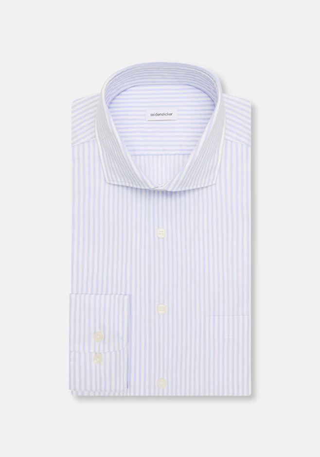 Regular Chemise décontractée Rayures dans Bleu Clair | Boutique en ligne Seidensticker