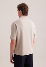 Regular Strick Resort Hemd Uni in Beige |  Seidensticker Onlineshop