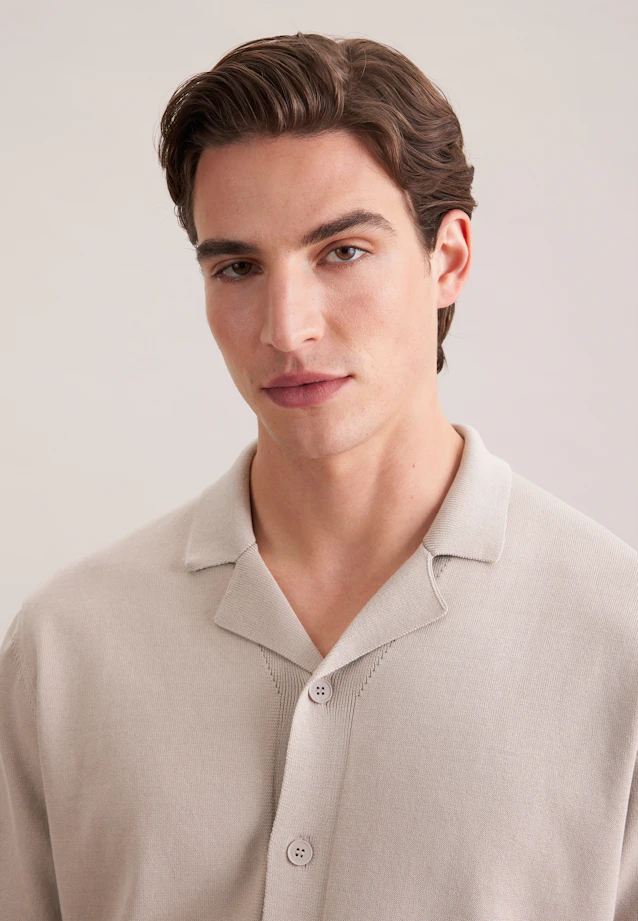 Regular Chemise resort Uni in Beige |  Seidensticker Onlineshop