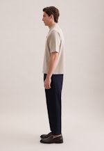 Regular Strick Resort Hemd Uni in Beige |  Seidensticker Onlineshop