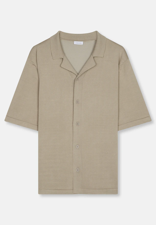 Regular Chemise resort Uni in Beige |  Seidensticker Onlineshop