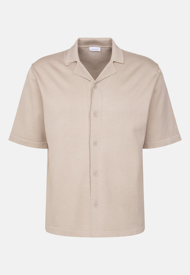 Regular Chemise resort Uni dans Beige | Boutique en ligne Seidensticker