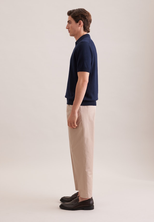 Regular Polo Uni in Dunkelblau |  Seidensticker Onlineshop