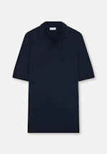 Regular Polo Uni in Bleu Foncé |  Seidensticker Onlineshop