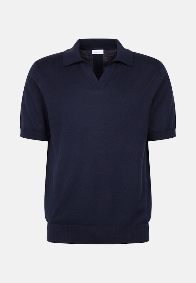 Regular Polo Uni in Dunkelblau |  Seidensticker Onlineshop