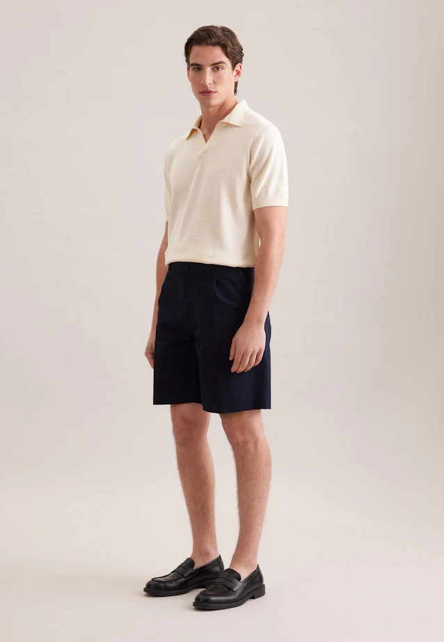 Kragen Polo Uni in Ecru |  Seidensticker Onlineshop