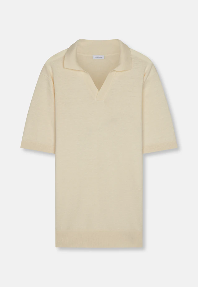 Kragen Polo Uni in Ecru |  Seidensticker Onlineshop