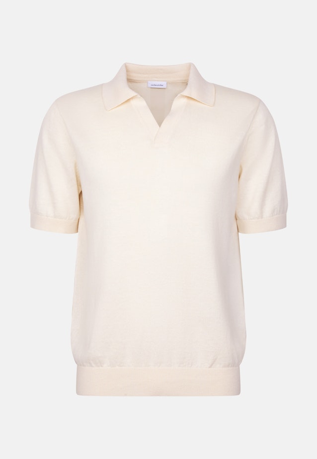 Regular Polo Uni in Ecru |  Seidensticker Onlineshop
