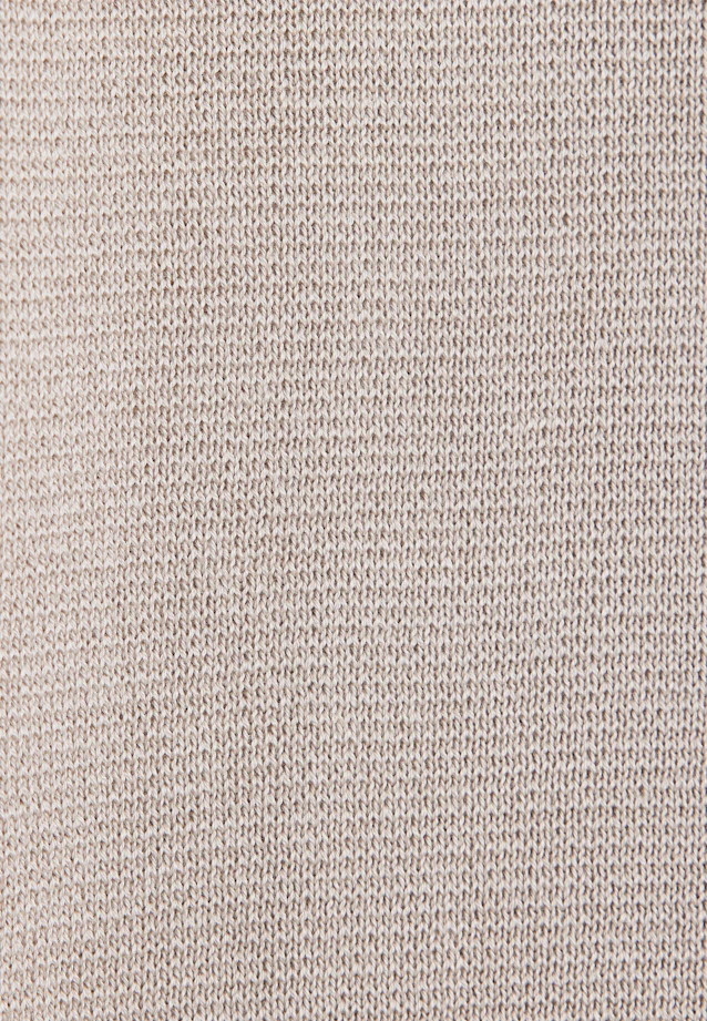 Kragen Strick-Jacke Uni in Beige |  Seidensticker Onlineshop