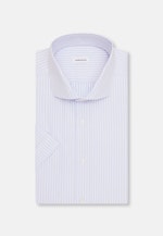 Regular Business Hemd Gestreift in Mittelblau |  Seidensticker Onlineshop