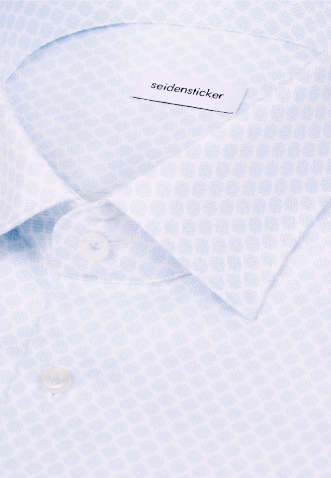 Regular Business Hemd Druck in Hellblau | Seidensticker Onlineshop
