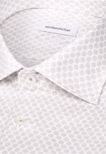 Regular Business Hemd Druck in Beige |  Seidensticker Onlineshop