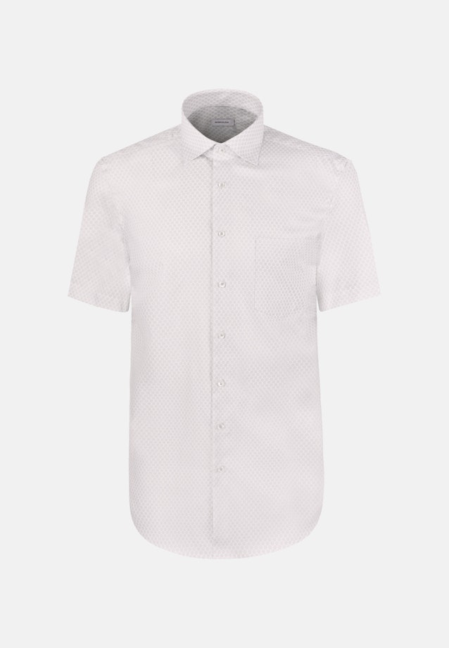 Regular Business Hemd Druck in Beige |  Seidensticker Onlineshop