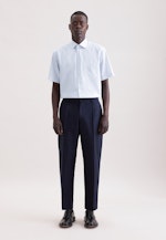 Regular Business Hemd Druck in Türkis |  Seidensticker Onlineshop