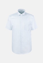 Regular Business Hemd Druck in Türkis |  Seidensticker Onlineshop