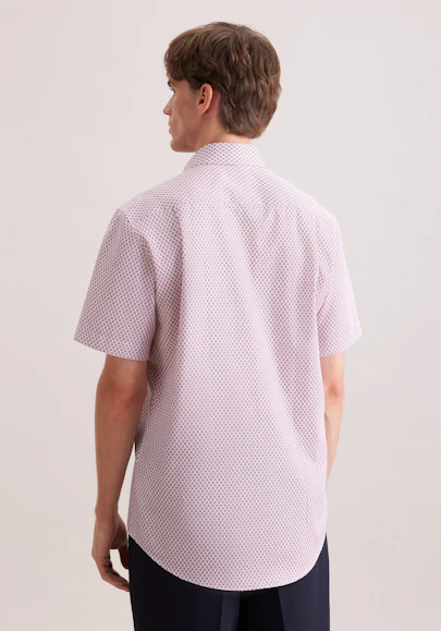 Regular Chemise d'affaires Imprimé in Rose Fuchsia | Seidensticker Onlineshop