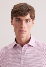 Regular Business Hemd Druck in Rosa |  Seidensticker Onlineshop