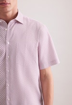 Regular Business Hemd Druck in Rosa |  Seidensticker Onlineshop