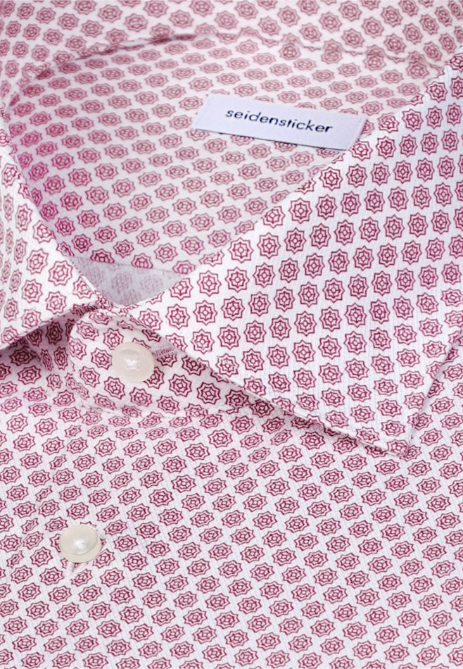 Regular Business Hemd Druck in Rosa | Seidensticker Onlineshop