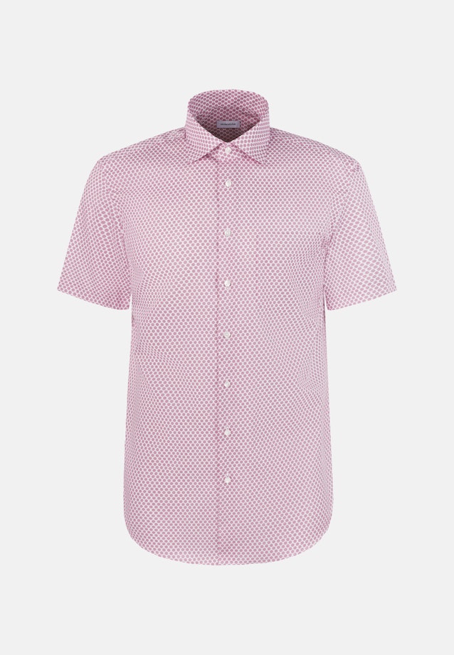 Regular Business Hemd Druck in Rosa |  Seidensticker Onlineshop