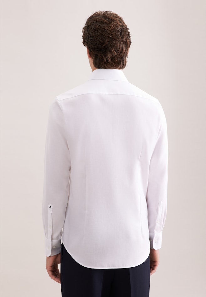 Slim Business shirt Uni in Weiß | Seidensticker online shop
