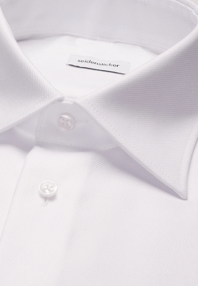 Slim Business shirt Uni in Weiß | Seidensticker online shop