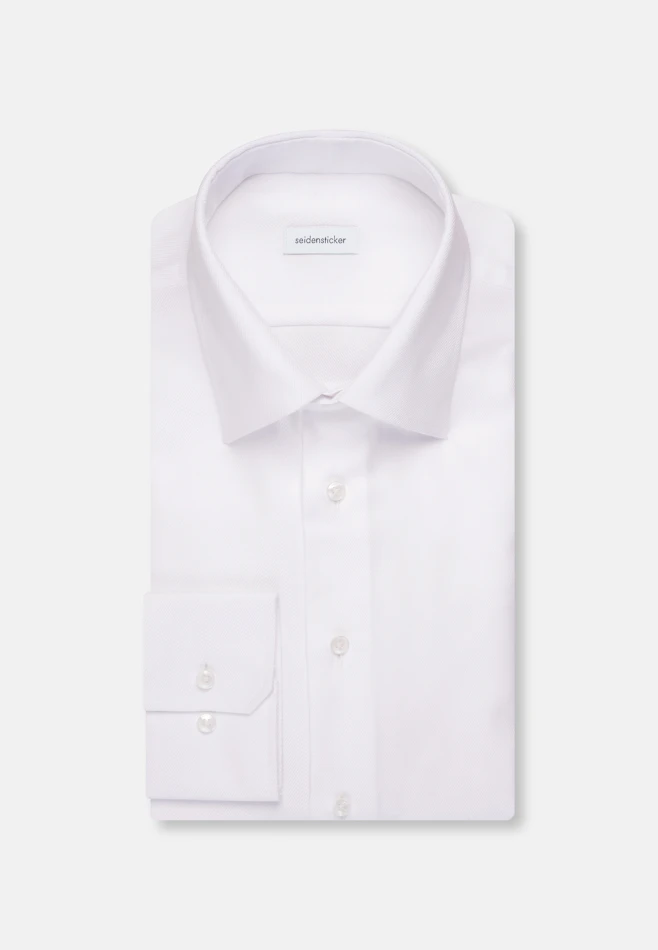 Slim Business shirt Uni in Weiß | Seidensticker online shop