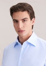 Slim Business shirt Uni in Mittelblau |  Seidensticker Onlineshop