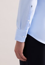 Slim Business shirt Uni in Mittelblau |  Seidensticker Onlineshop
