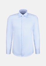 Slim Business shirt Uni in Mittelblau |  Seidensticker Onlineshop