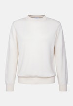 Regular Pullover Uni in Ecru |  Seidensticker Onlineshop