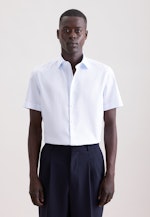 Shaped Business Hemd Druck in Hellblau |  Seidensticker Onlineshop