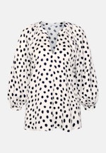 Satinierte Bluse mit Volumenärmeln in Weiß |  Seidensticker Onlineshop