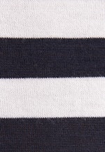 Feinstrick Poloshirt aus Wolle und Seide, Ringel Blau in Dunkelblau |  Seidensticker Onlineshop