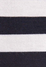 Fine knit polo shirt made of wool and silk, striped blue in Dunkelblau |  Seidensticker Onlineshop