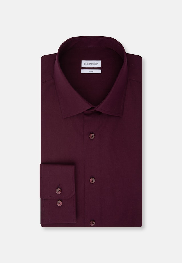 Slim Business Hemd Uni in Rot |  Seidensticker Onlineshop