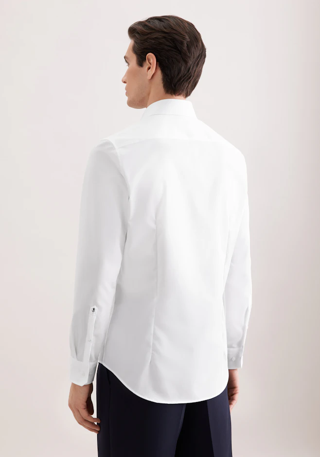 Slim Business Hemd Uni in Weiß | Seidensticker Onlineshop