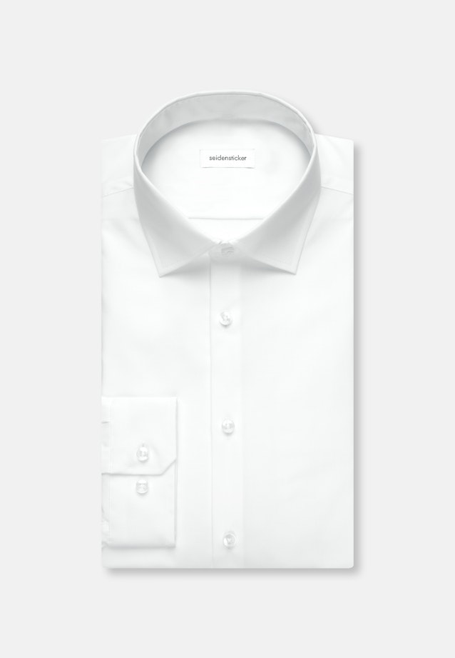 Slim Business Hemd Uni in Weiß |  Seidensticker Onlineshop