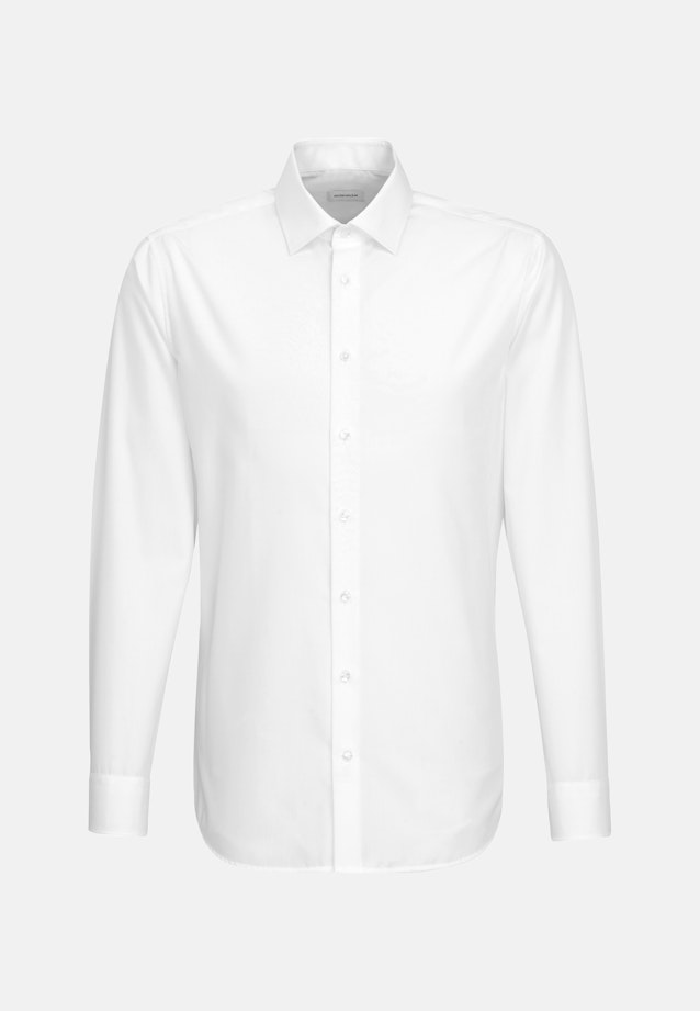 Slim Business Hemd Uni in Weiß |  Seidensticker Onlineshop