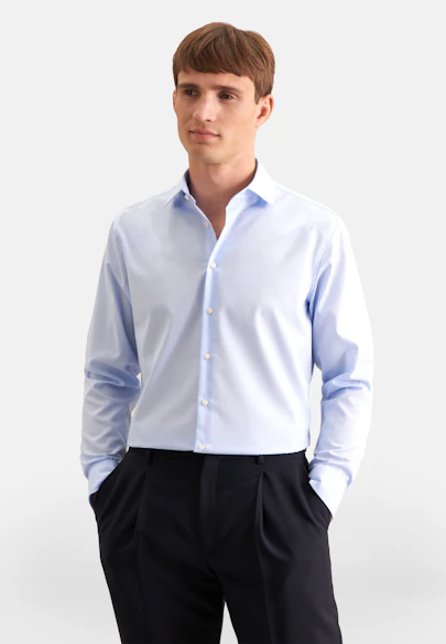 Slim Business Hemd Uni in Hellblau |  Seidensticker Onlineshop