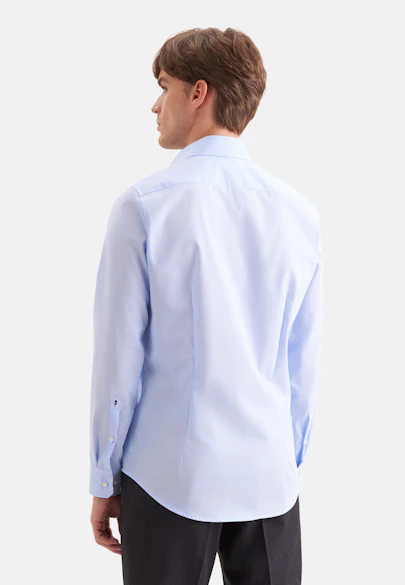 Slim Business shirt Uni in Medium Blue |  Seidensticker Onlineshop