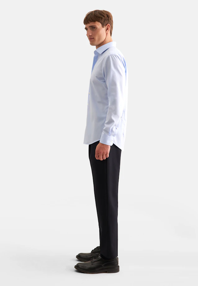 Slim Chemise d'affaires Uni in Bleu Clair |  Seidensticker Onlineshop