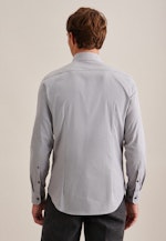 Chemise Business Slim Popeline Col Kent in Grau |  Seidensticker Onlineshop